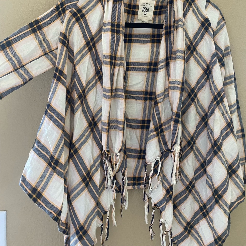 Beach cover up flannel